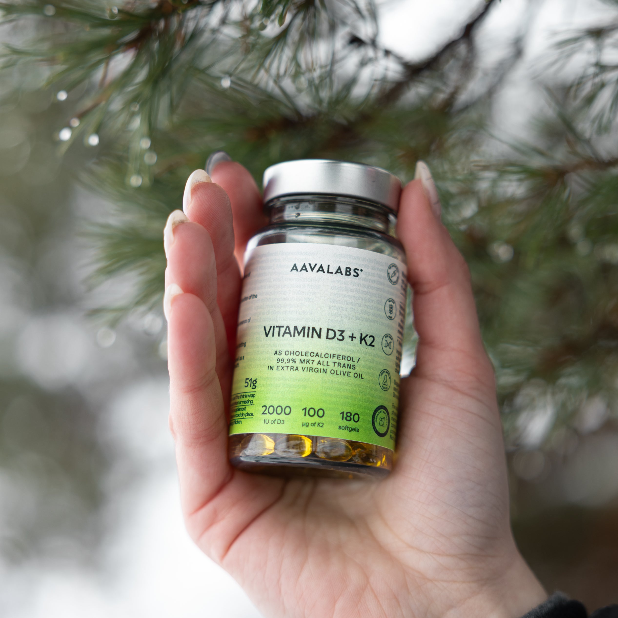 VITAMIN D3 + K2 - Aavalabs