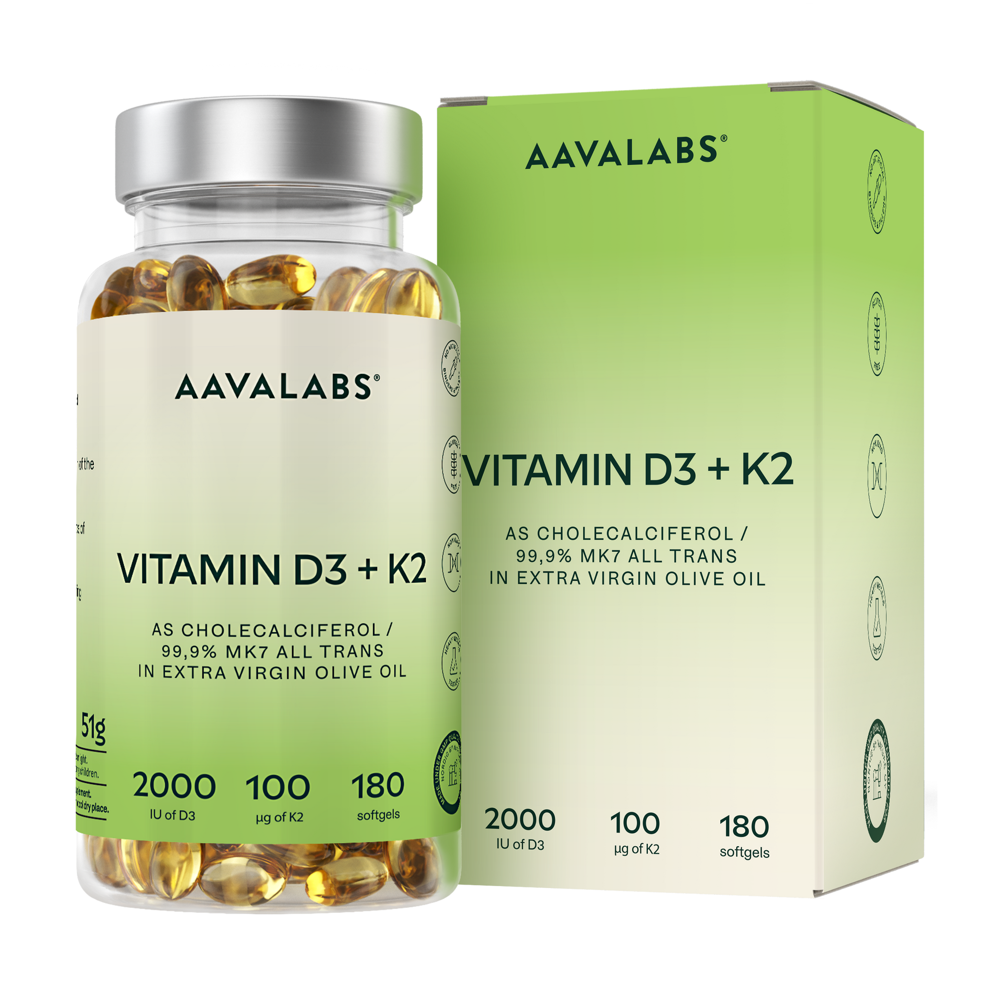 VITAMIN D3 + K2 | Aavalabs