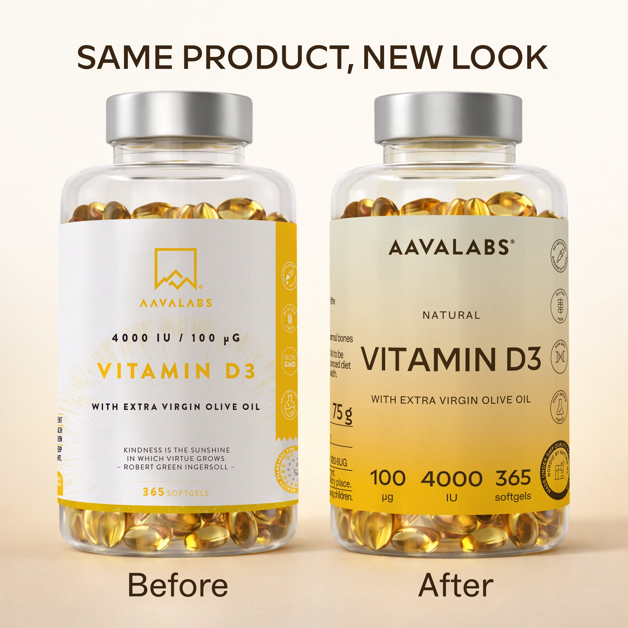 VITAMIN D3 - 4000IU - Aavalabs