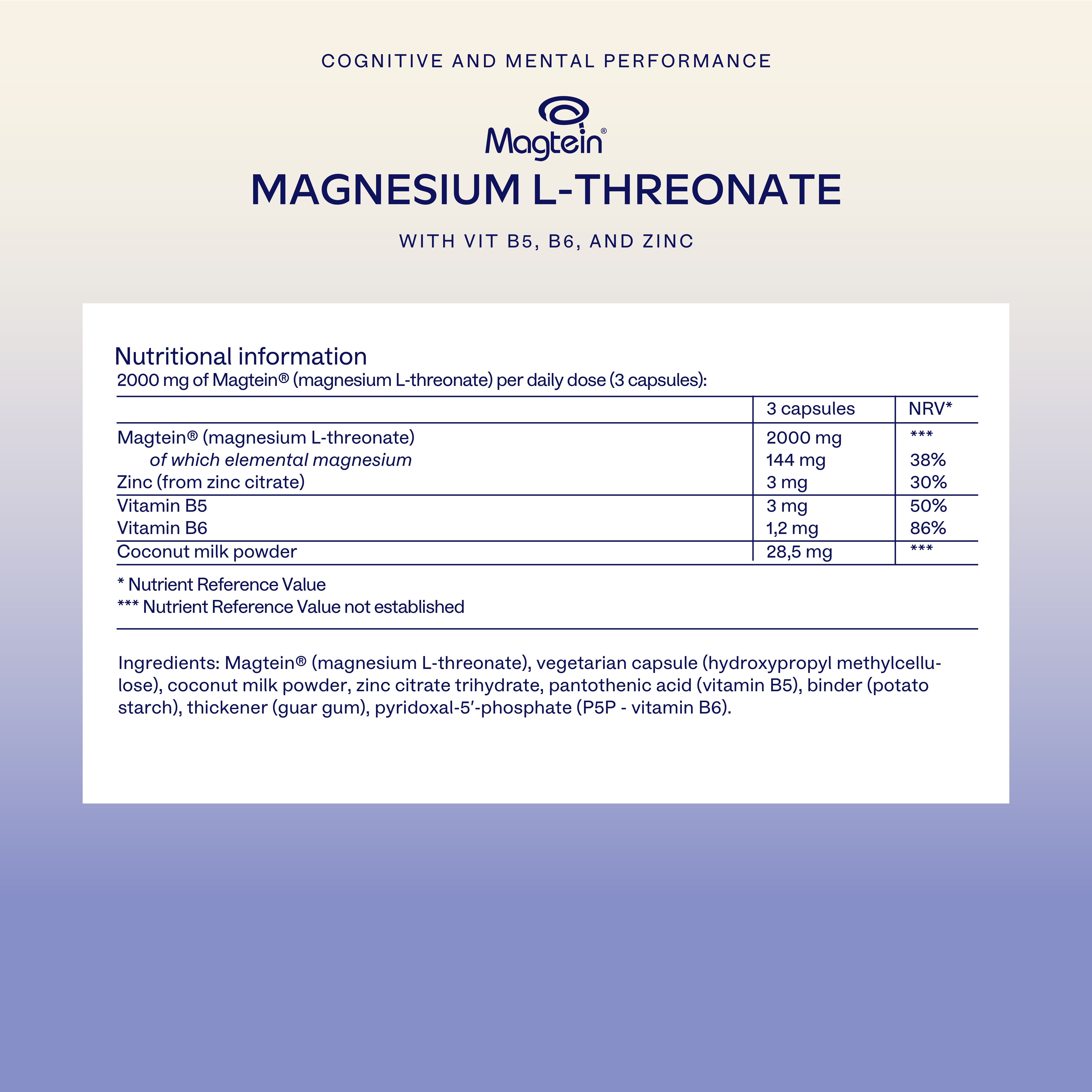 Magnésium L-Thréonate