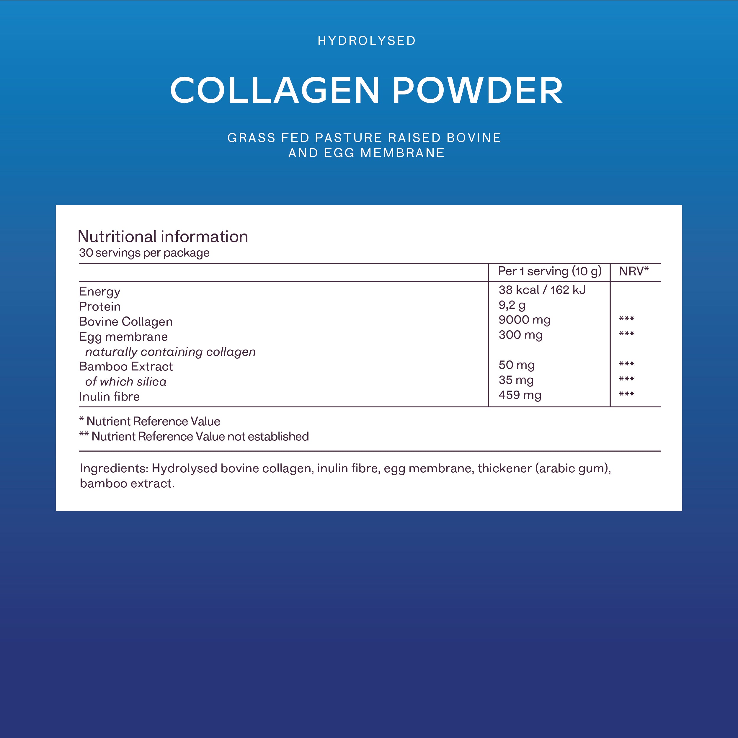 HYDROLYSIERTES KOLLAGENPULVER