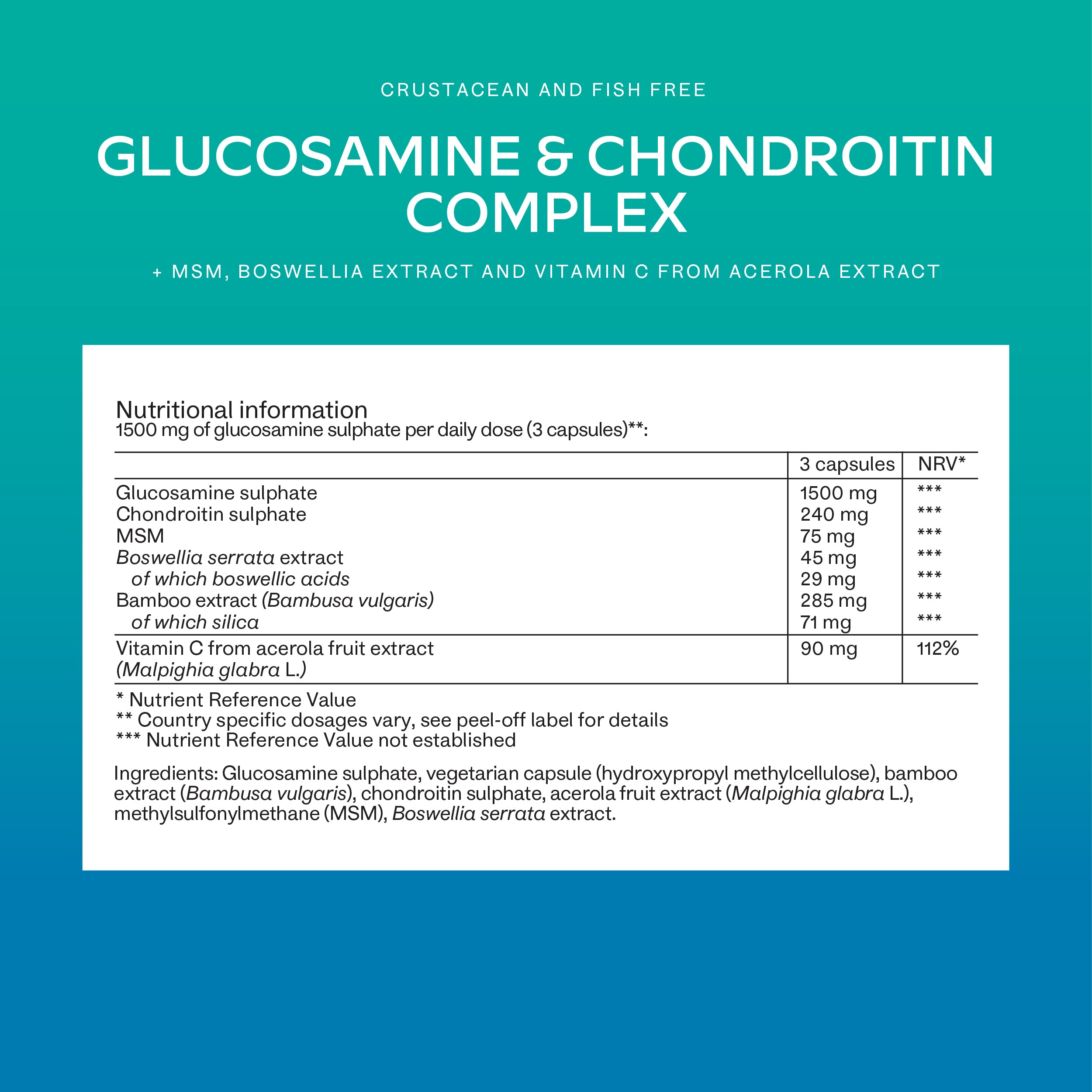 GLUCOSAMINE HCL & CHONDROITIN COMPLEX - Aavalabs