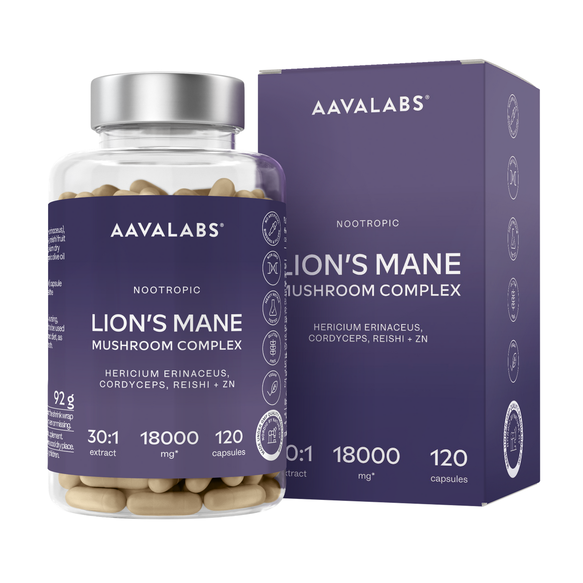 Lions Mane Mushroom for Cognitive Function & Mental Clarity | Aavalabs