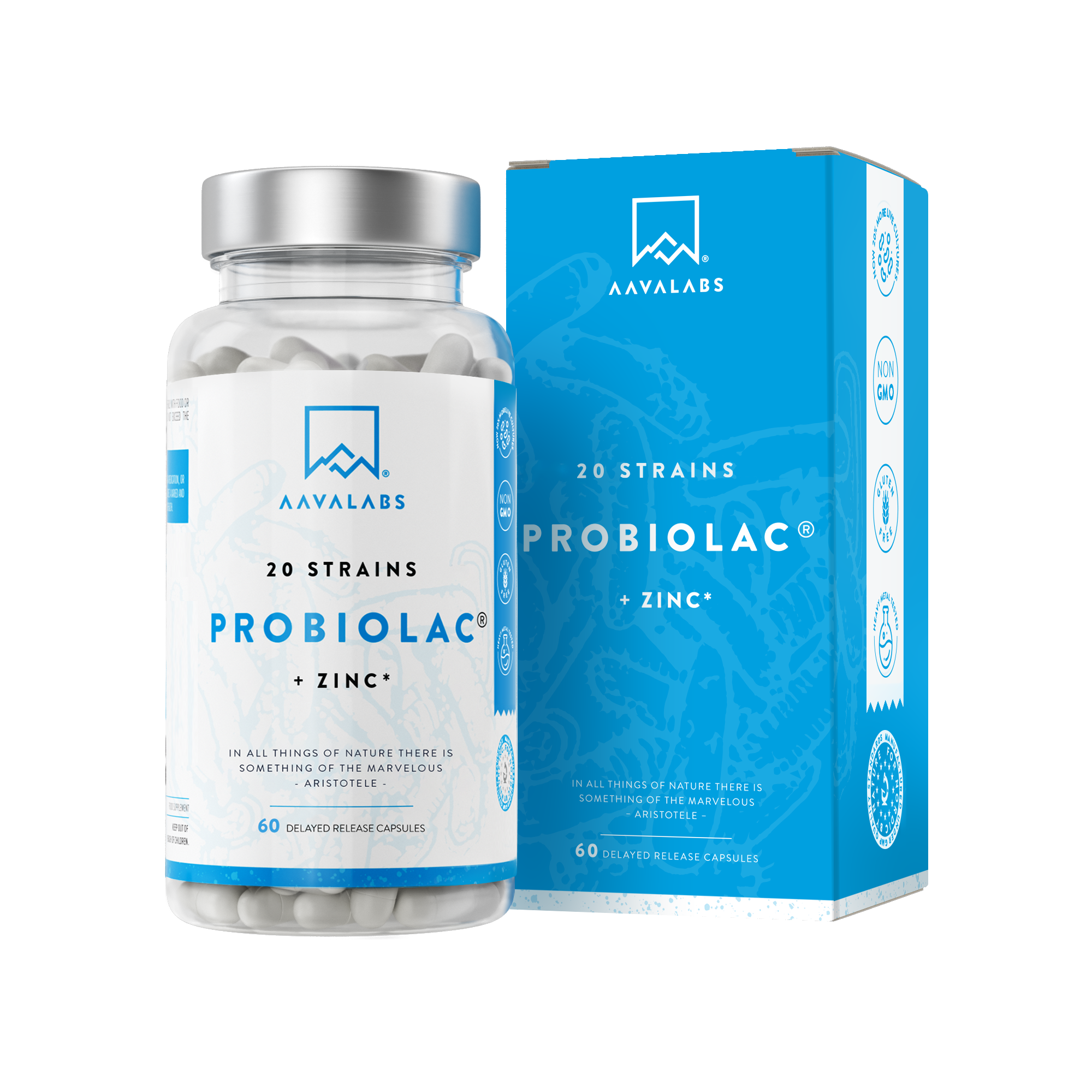 PROBIOLAC PROBIOTIC 20 STRAINS - AAVALABS