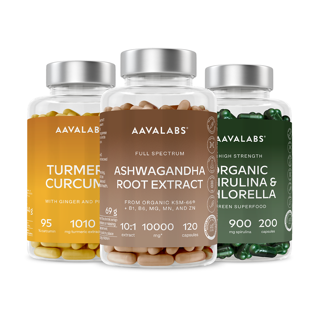 Superfood Bundle Ashwagandha Spirulina Curcumin Aavalabs superfood-bundle-ashwagandha-spirulina-curcumin-aavalabs