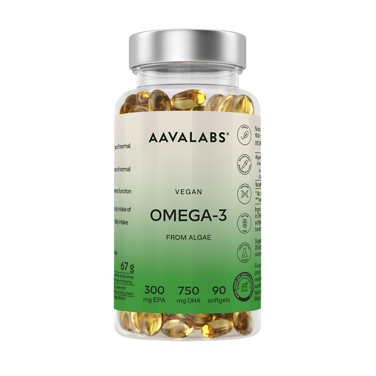 VEGAN OMEGA 3 FROM ALGAE