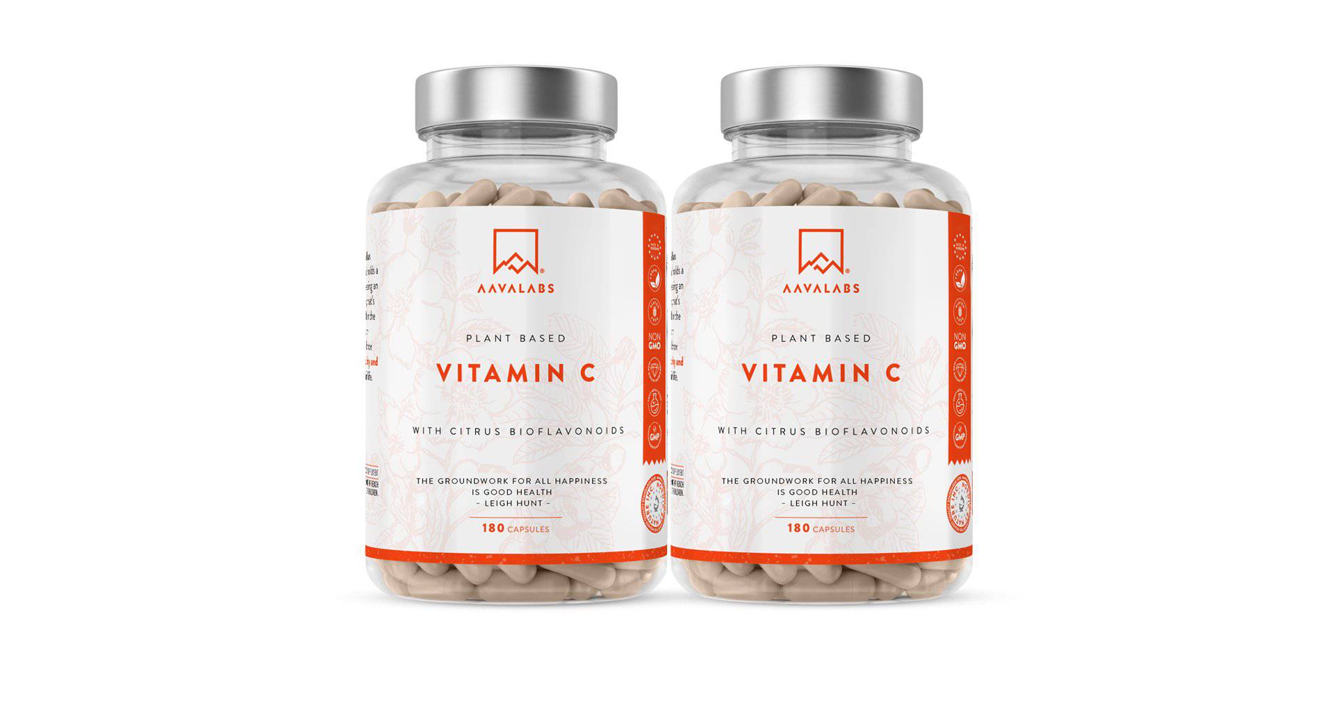 Vitamin C 6 Month Pack - 6 MONTHS SUPPLY - Aava Labs