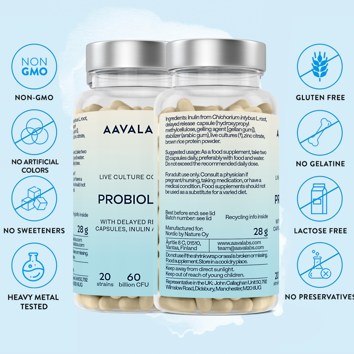 PROBIOLAC PROBIOTIC 20 STRAINS