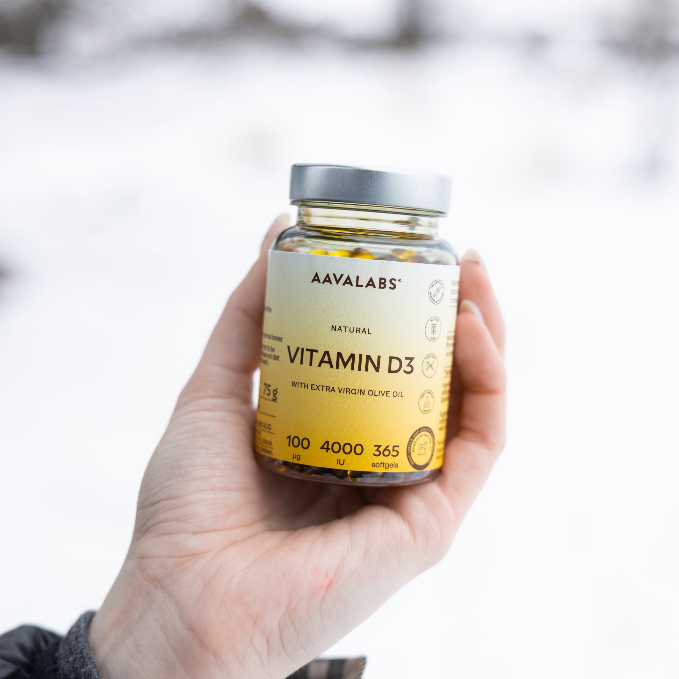 VITAMIN D3 - 4000IU - Aavalabs