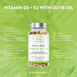 VITAMIN D3+K2 - FRIENDS & FAMILY PACK - AAVALABS