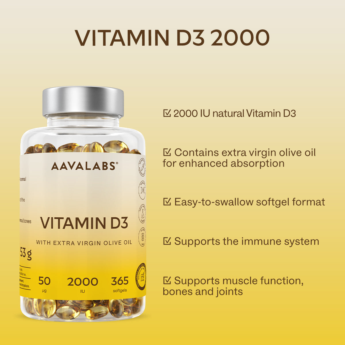 VITAMIN D3 - 2000IU