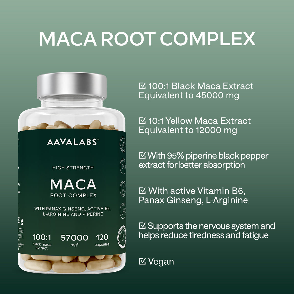 MACA ROOT COMPLEX - Aavalabs