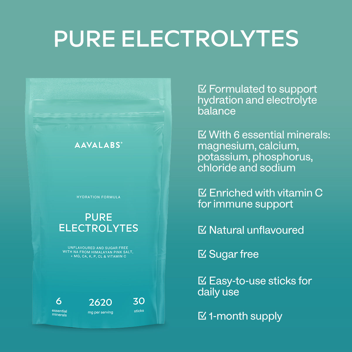 PURE ELECTROLYTES - Aavalabs