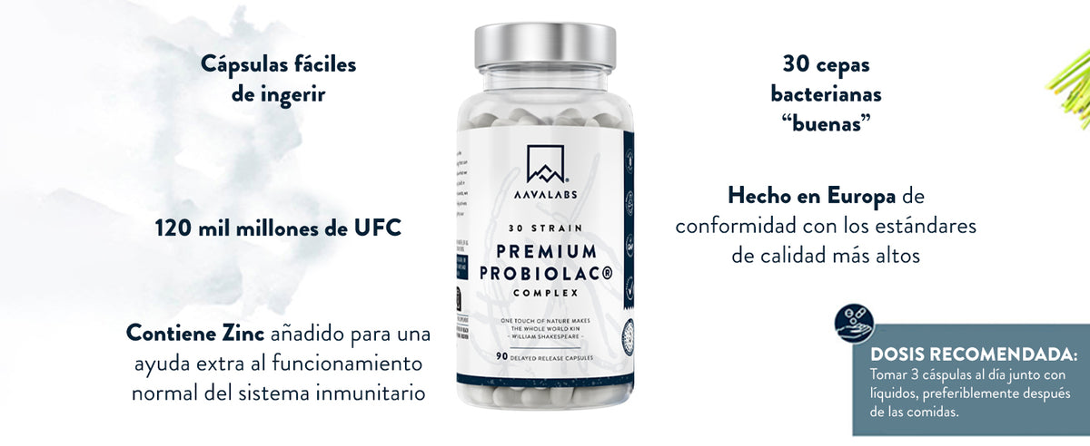 Pro Biolac Complejo Probiolac Premium con 30 cepas | AAVALABS