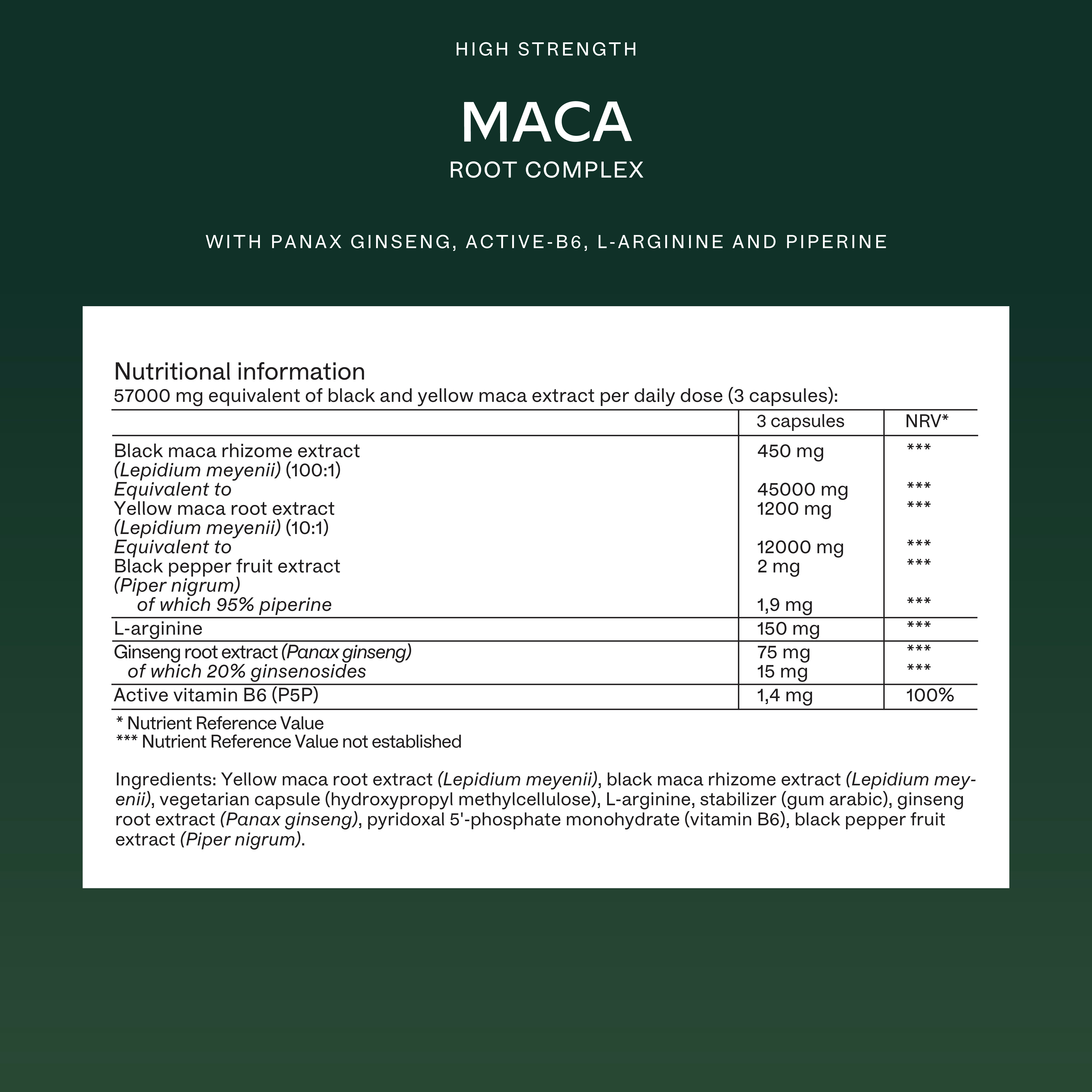 MACA ROOT COMPLEX - Aavalabs