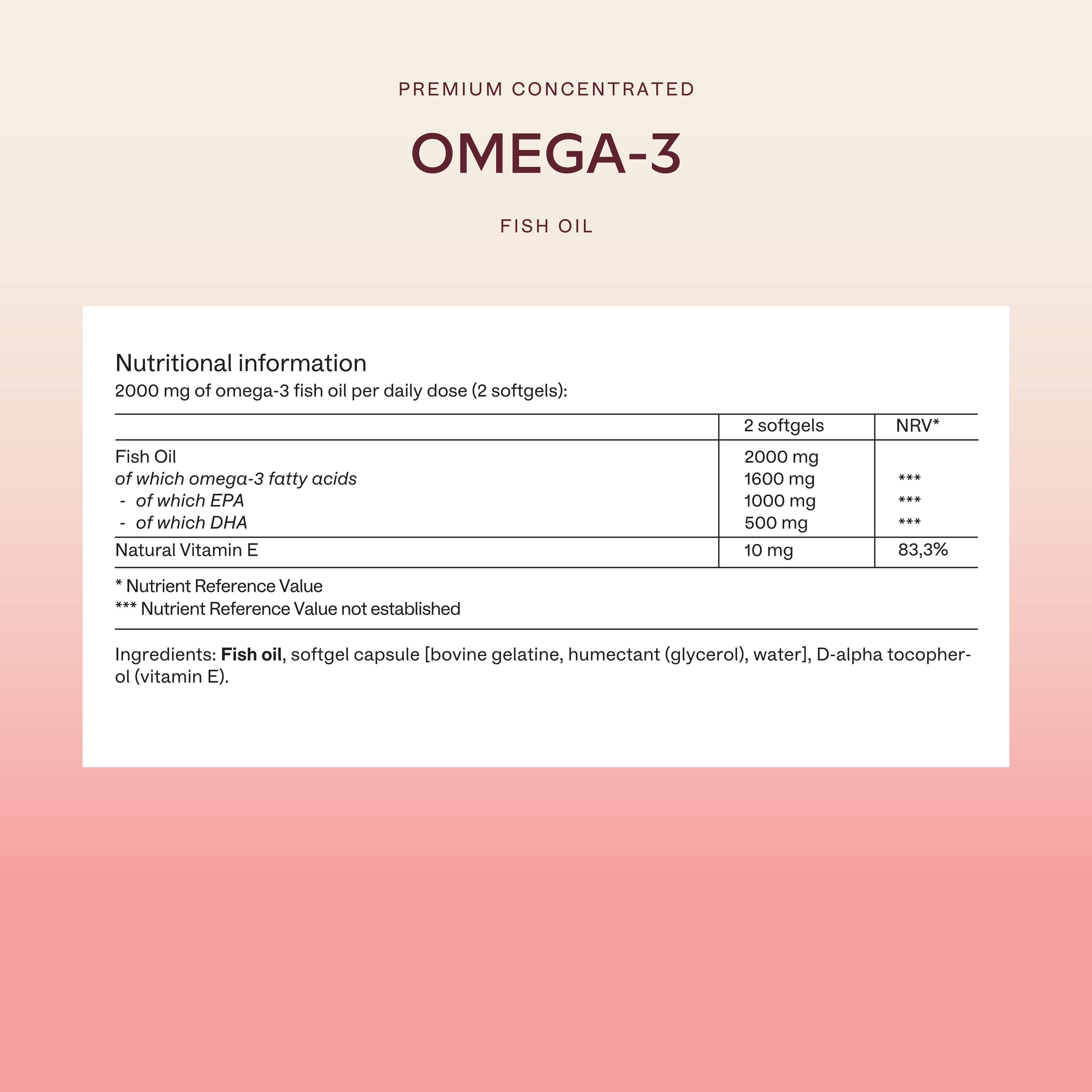 PREMIUM OMEGA 3 FISH OIL