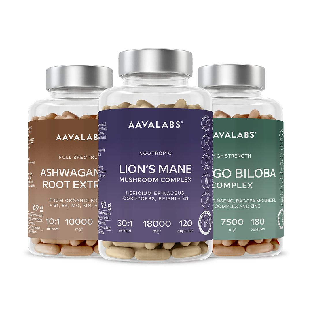 Energy Supplements – Aavalabs Vitamin B Complex nutrition label