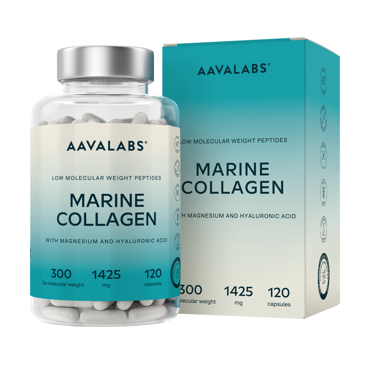 その他 marine collagens l Marine Collagen Capsules with Hyaluronic Acid and Magnesium