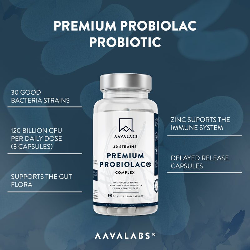 Premium Probiolac Complex with 30 Strains | AAVALABS
