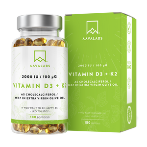 VITAMIN D3+K2 - FRIENDS & FAMILY PACK - AAVALABS