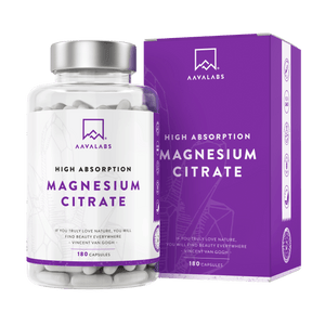 High absorption magnesium citrate with 180 capsules - AAVALABS