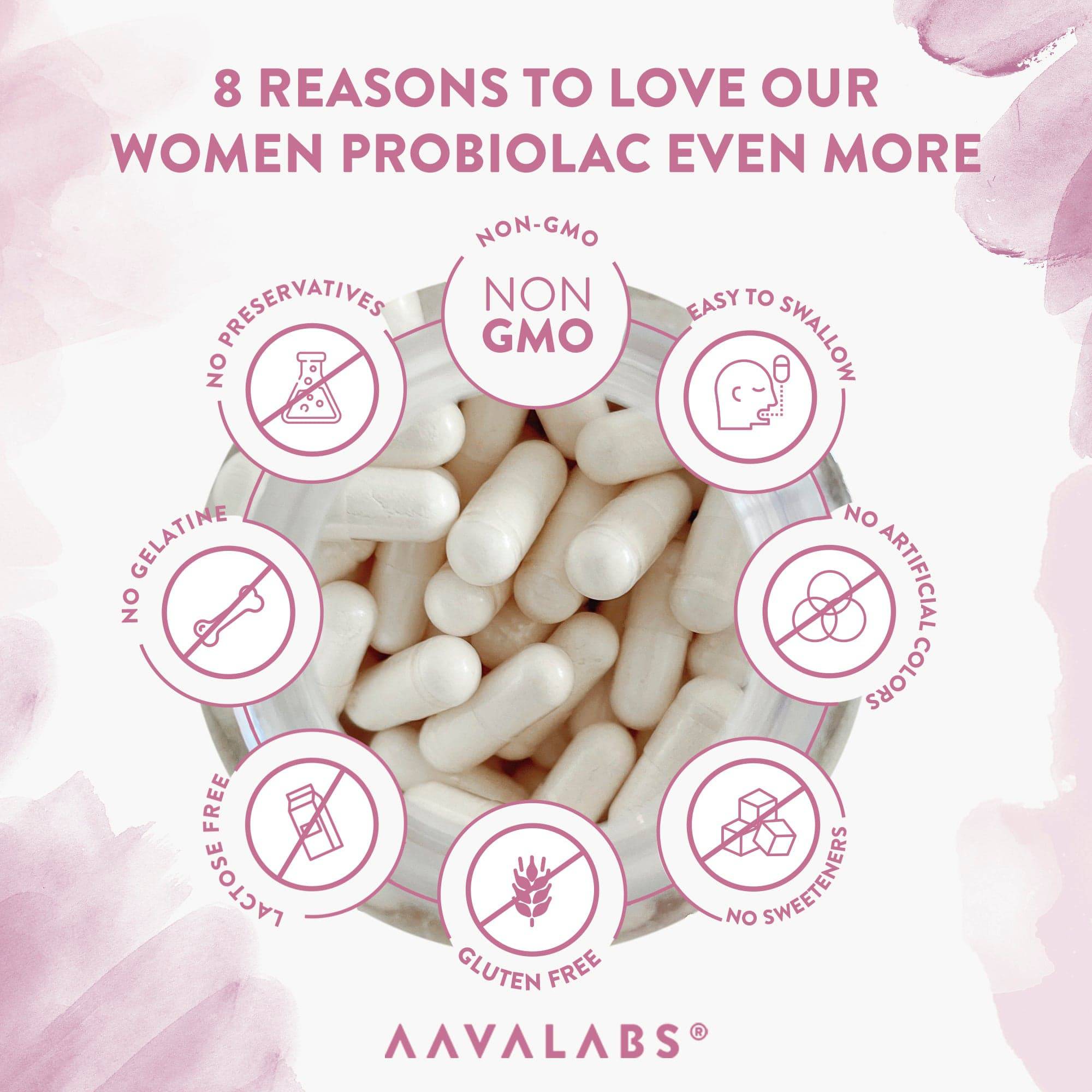 Women Probiolac Probiotic nutritional information  - AAVALABS