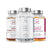 Iron Bisglycinate, Triple Zinc, and Vitamin B Complex bottles for optimal health - Hair Support Bundle