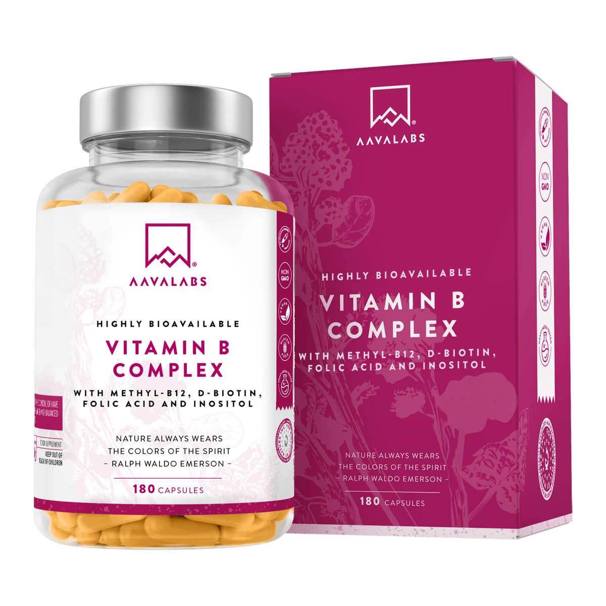 VITAMIN B COMPLEX FRIENDS FAMILY PACK AAVALABS