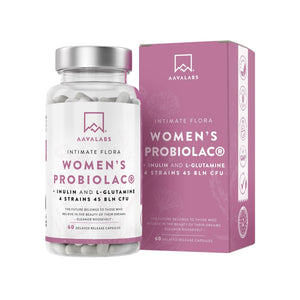 Women Probiolac Probiotic bottle with packaging - AAVALABS
