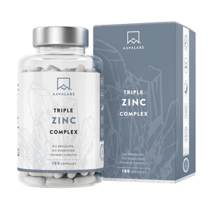 Bottle of Triple Zinc Supplement - AAVALABS