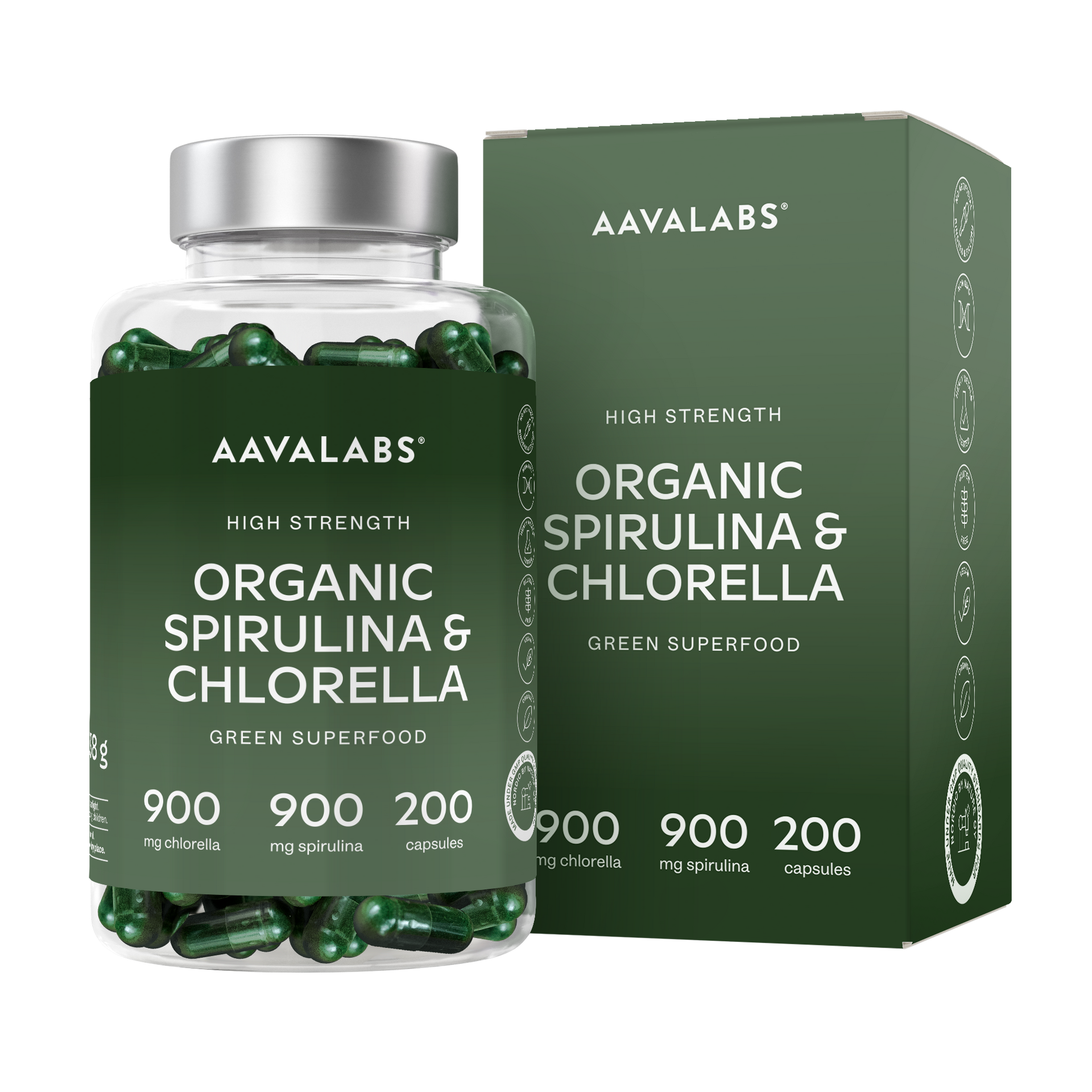 ORGANIC SPIRULINA & CHLORELLA COMPLEX