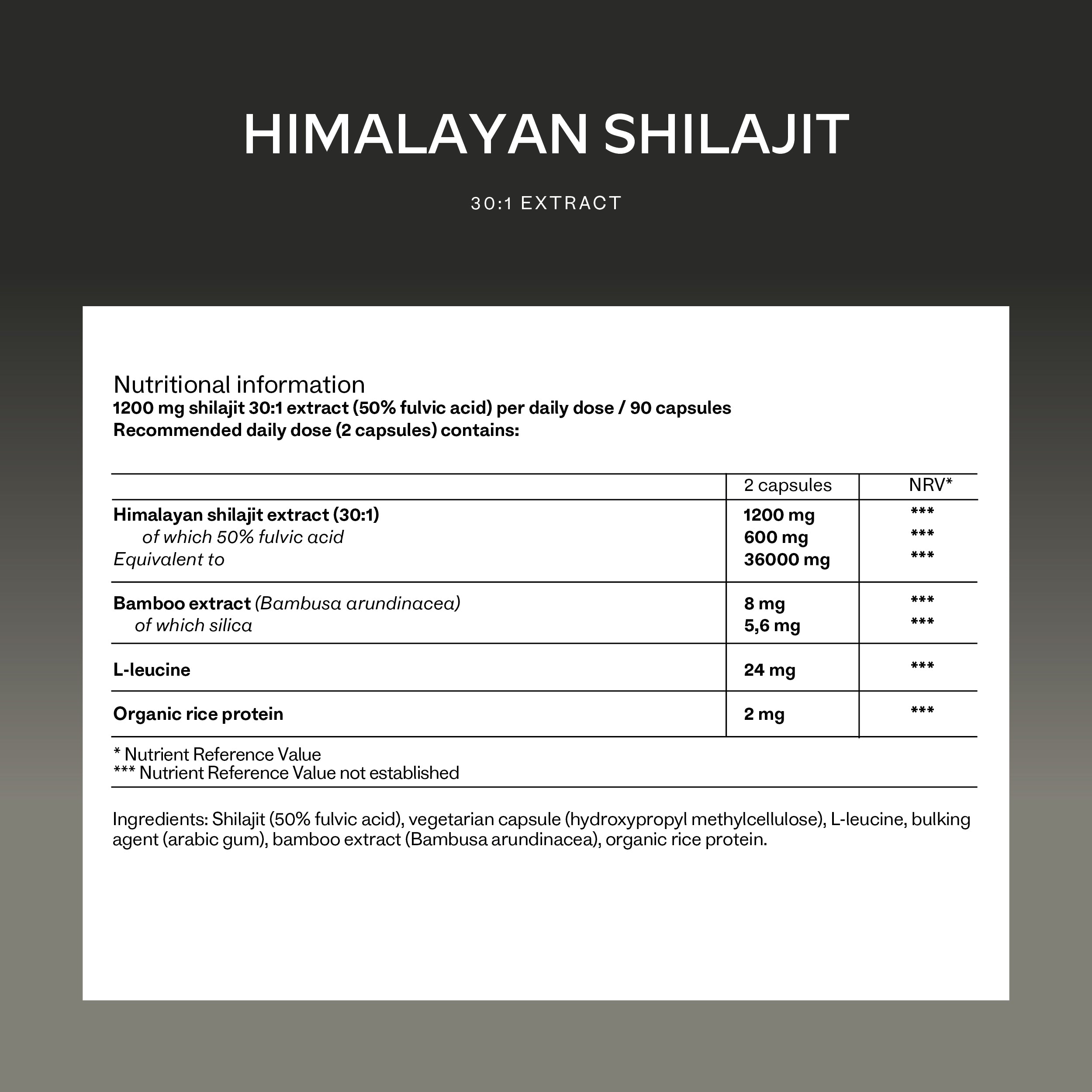 Bottle of Shilajit capsules held outdoors against a Himalayan backdrop implying natural origin – Shilajit Aavalabs
