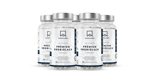 Five bottles of Premium Probiolac Probiotic - 6 MONTHS SUPPLY - AAVALABS
