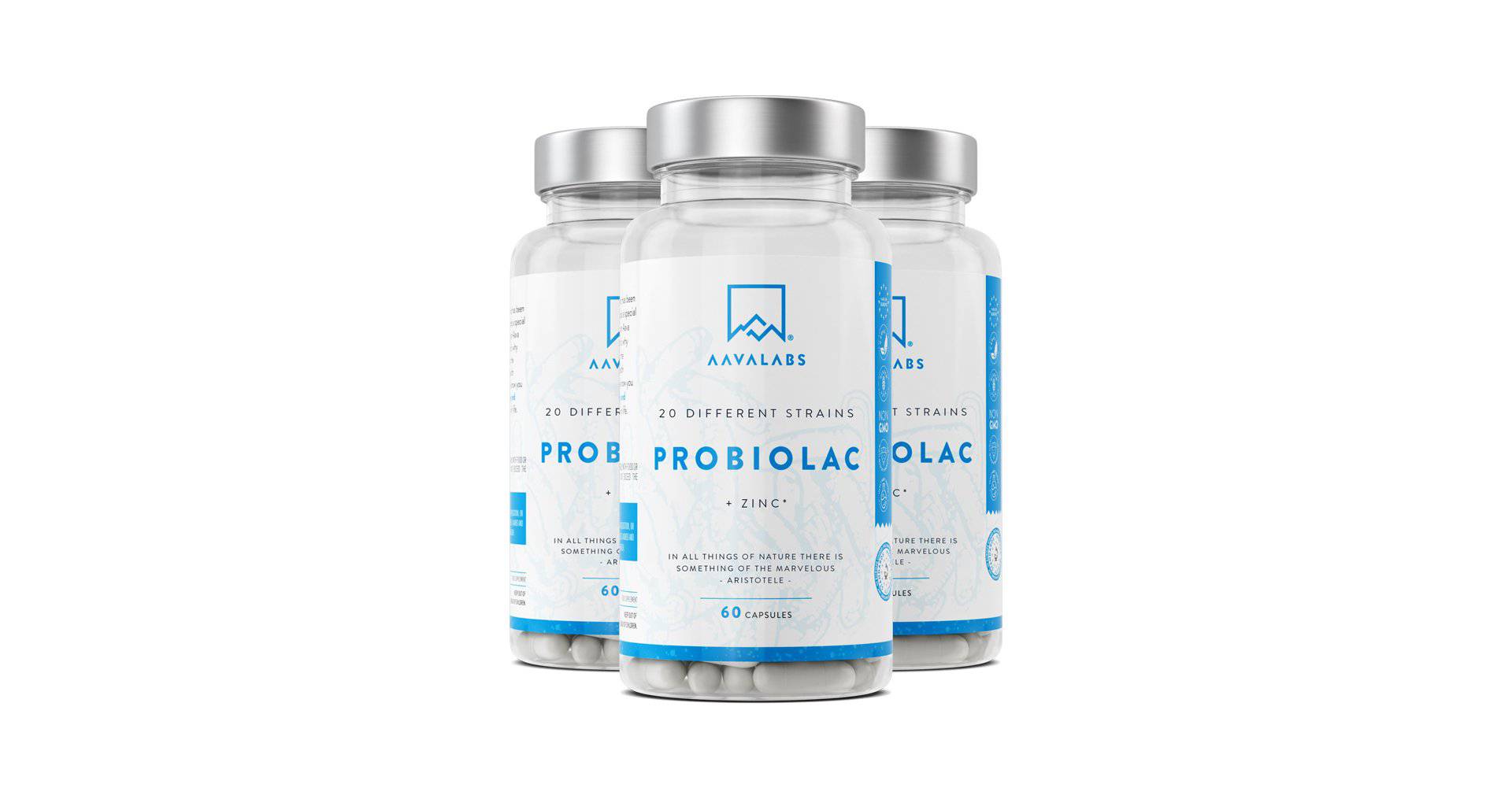 Probiolac Probiotic - 6 Month Pack nutritional information - AAVALABS